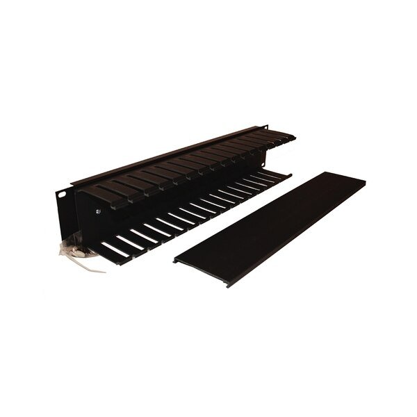 HORIZONTAL MGER; 2RU, RACK MOU, FINGER DUCT; 3 IN. H X 3 IN. D, Belden, Mfr#: 9512-1902N